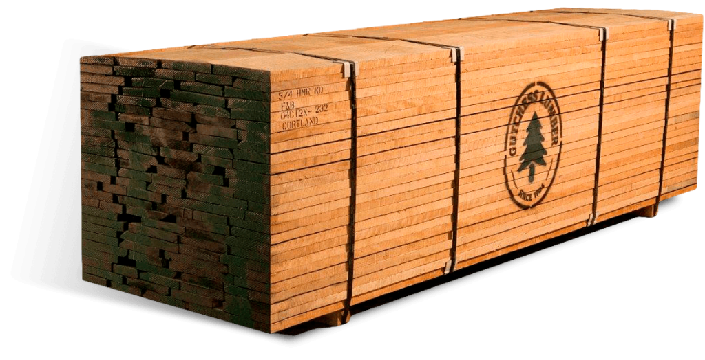 Gutchess Lumber Hard Maple hardwood lumber pack